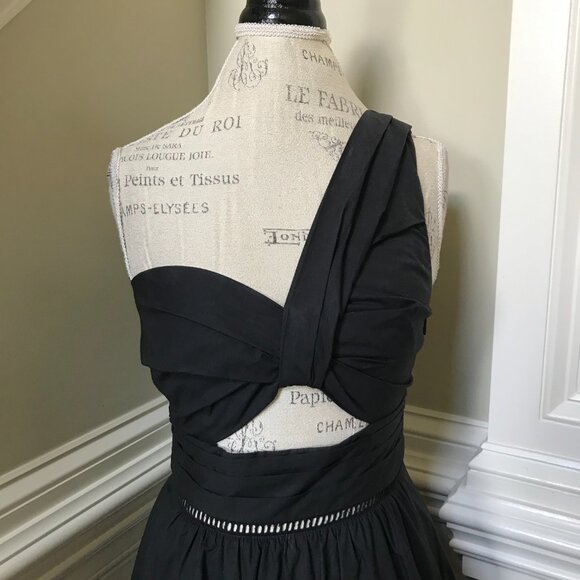 A.L.C. Black Cut-Out Maxi Dress - Picture 6 of 13